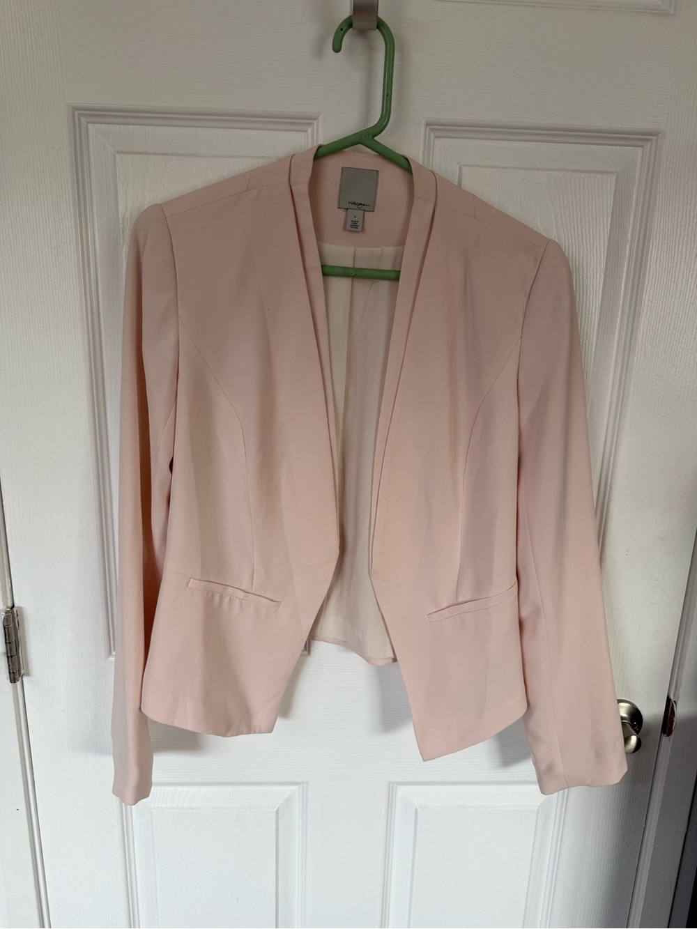 Halogen Blush Open-Front Women's Blazer